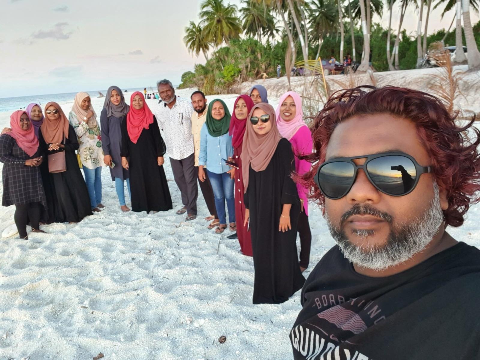 Award ceremony gathering